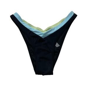 Victoria's Secret‎ PINK Swimsuit Bottoms Black Green Blue Size M